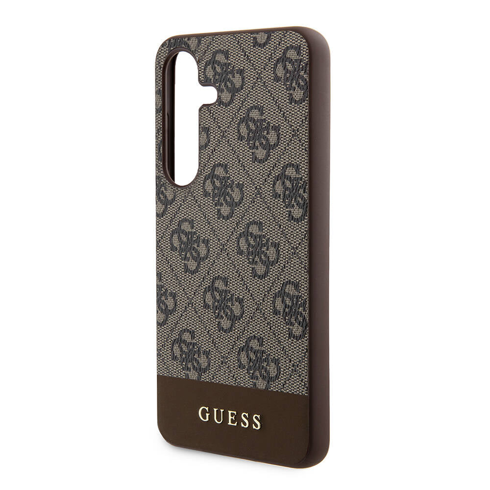 Guess Galaxy S24 Orjinal Lisanslı PU Deri Şerit Logo Dizaynlı Kılıf Guess Galaxy S24 Orjinal Lisanslı PU Deri Şerit Logo Dizaynlı Kılıf